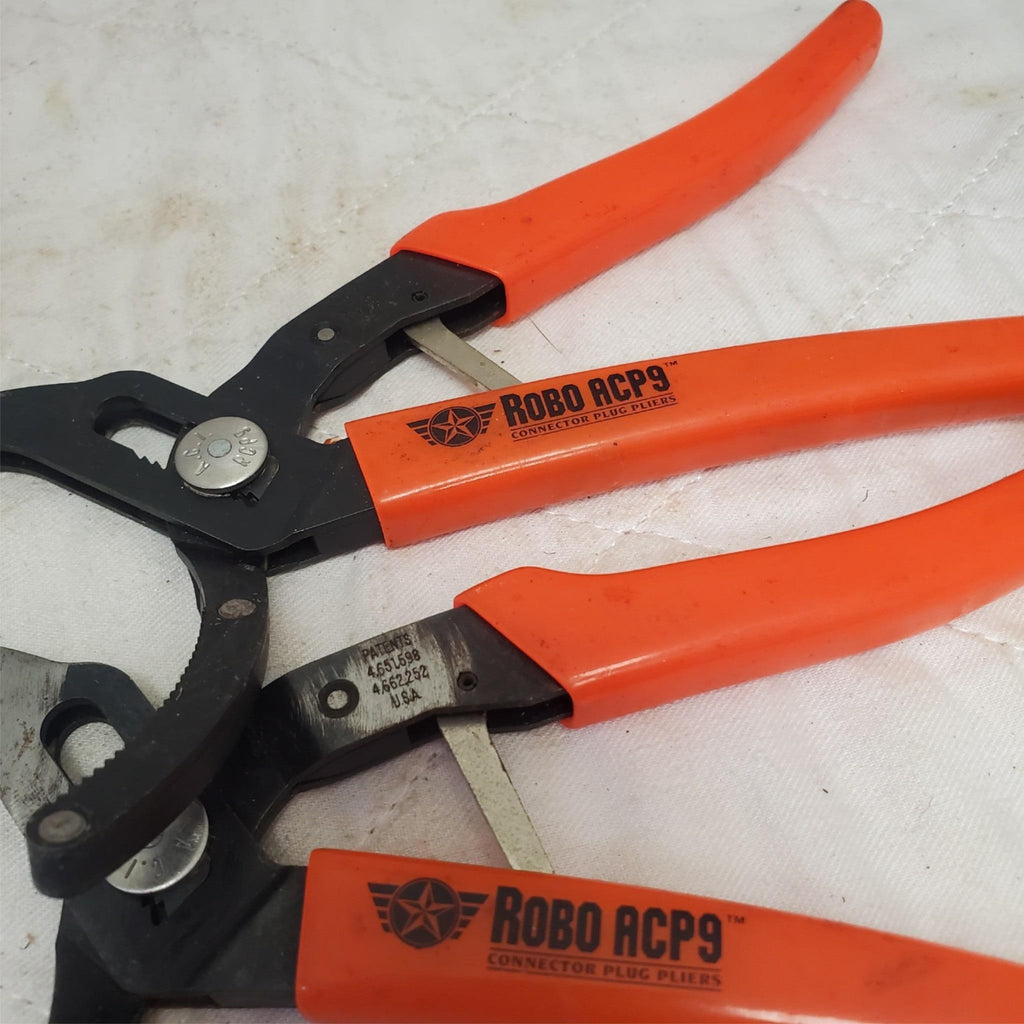 Lot of 3 Duct Cutter & Adjustable Oil Filter Pliers Set LOT-881