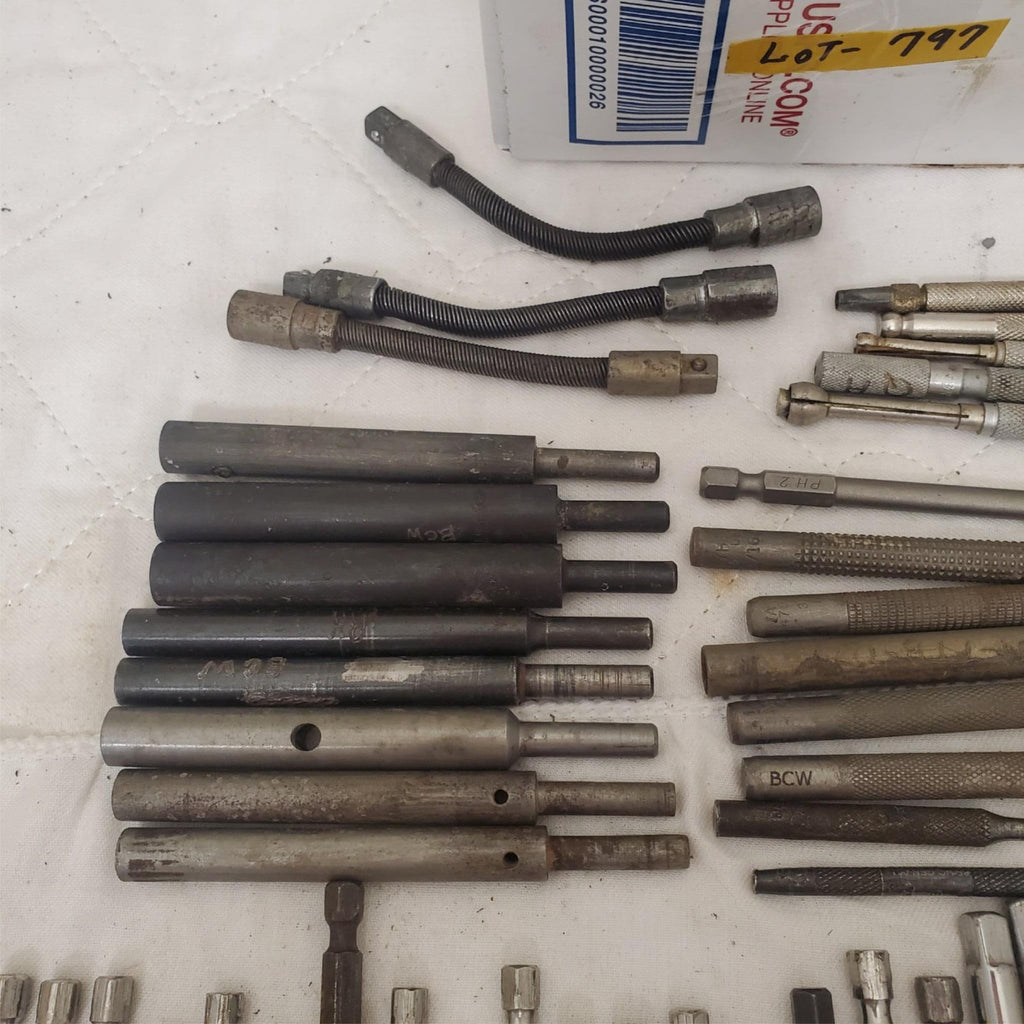 Large Lot of Drill Bit Socket Grinder Bits Set