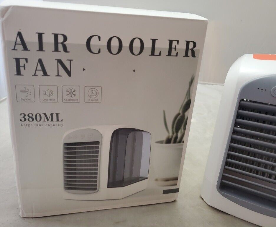 Air Cooler Fan WT-F10 Portable European Style Water-Cooled Fan (Grey/White)