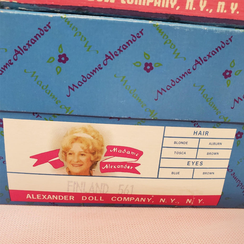 Set Of 5 Madame Alexander Friends From Foreign Lands Collection Dolls with Box