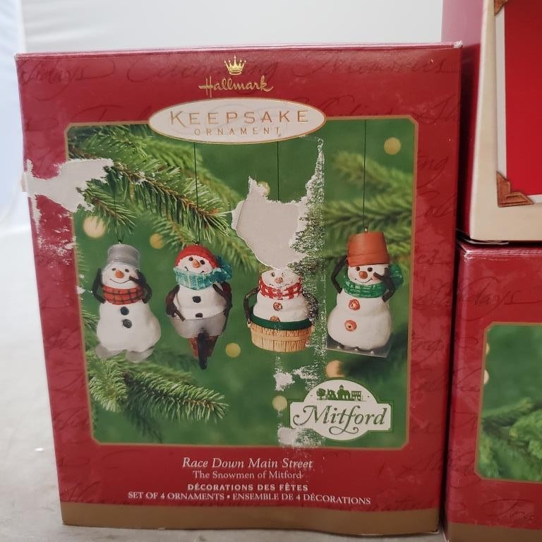 Vintage Hallmark Keepsake Merriweather, Race Down Main Street & More Ornament