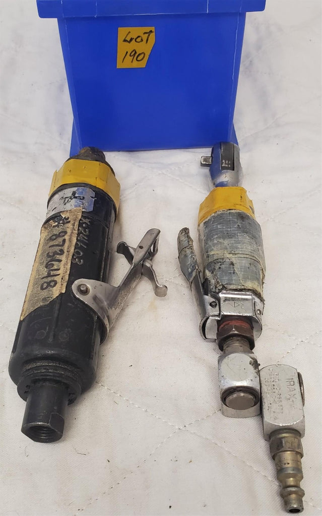 Lot of 2 Blue Point & Atlas Copco Ratchet Socket Wrench Pneumatic Tool LOT-190