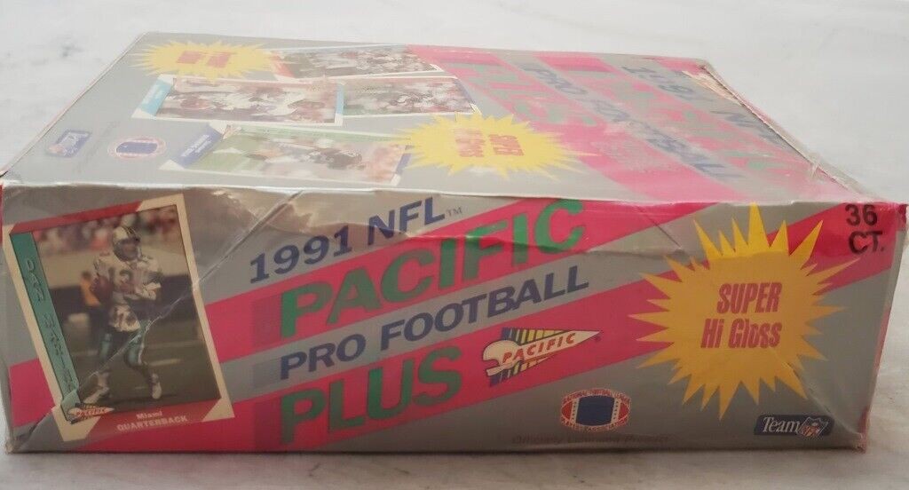 NFL Pacific 1991 Pacific Pro Football Plus Box ovp 14Cards/36Packs