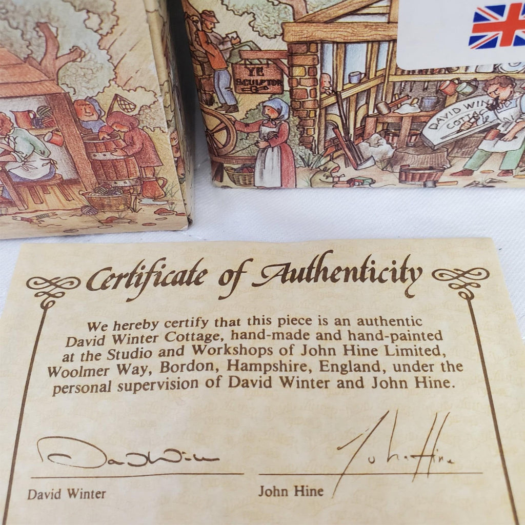 David Winter's Craftsman Cottage & Wine Merchant Cottage