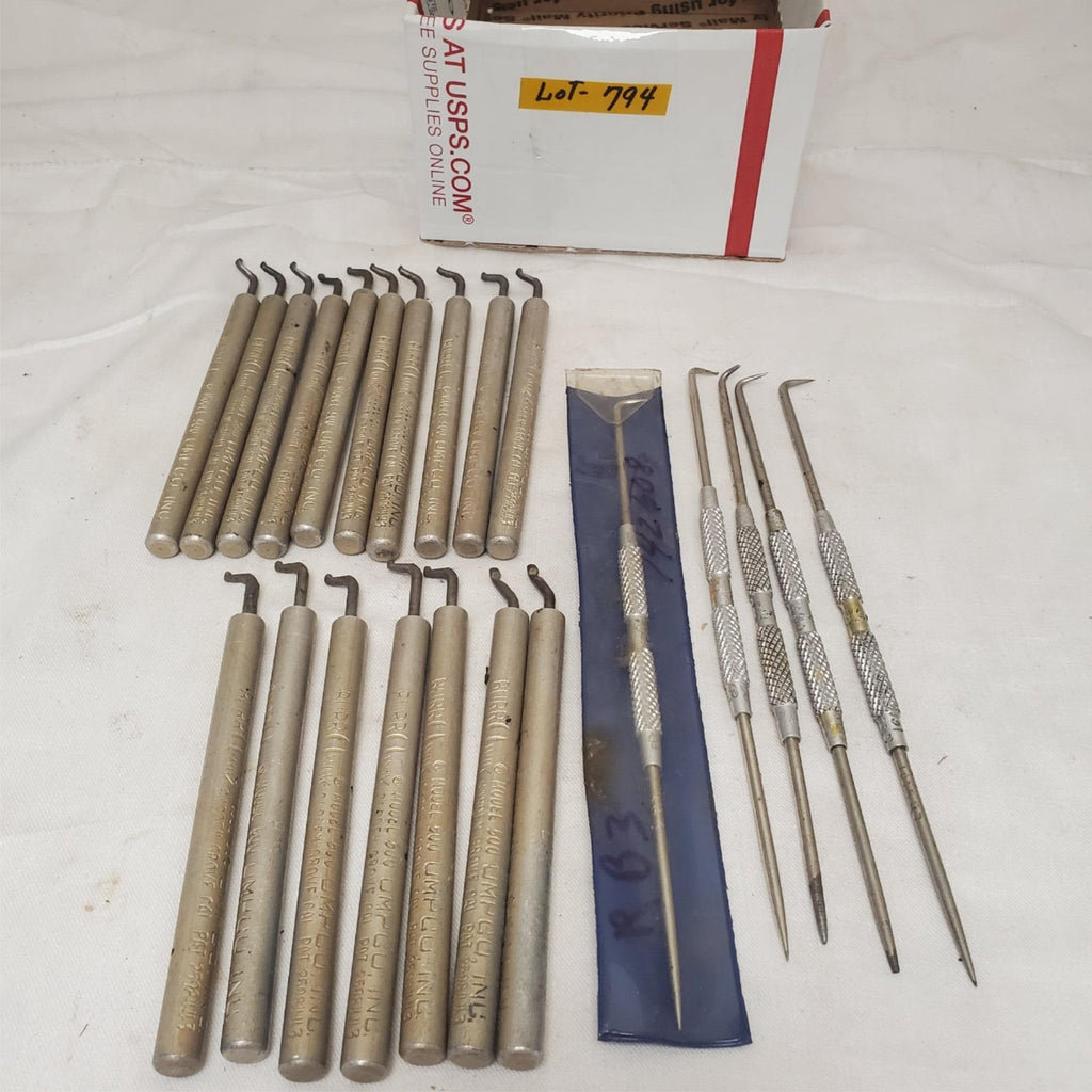 Lot of 22 Eclipse Scribe Pick Set & Umpco Inc Model 500 Machinist Tools LOT-794