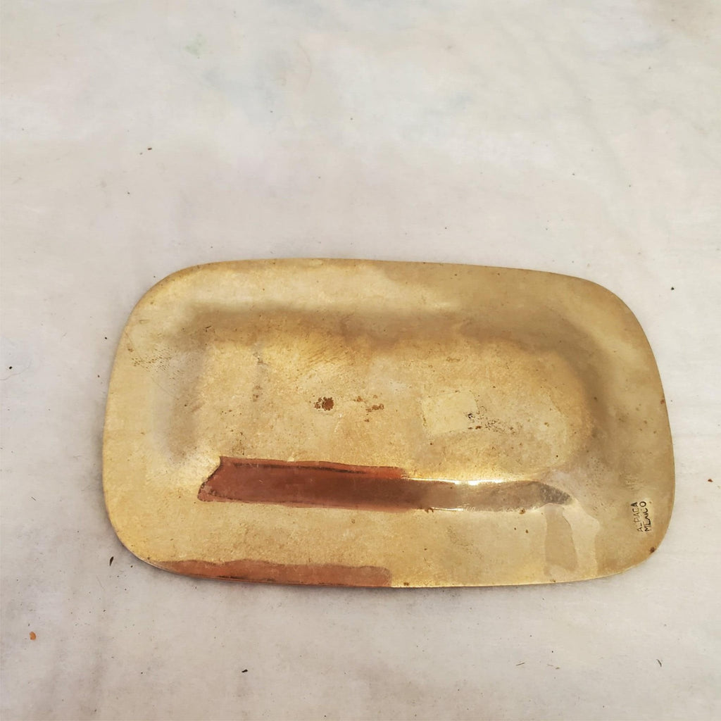 Vintage Alpaca Mexico Silver Tray