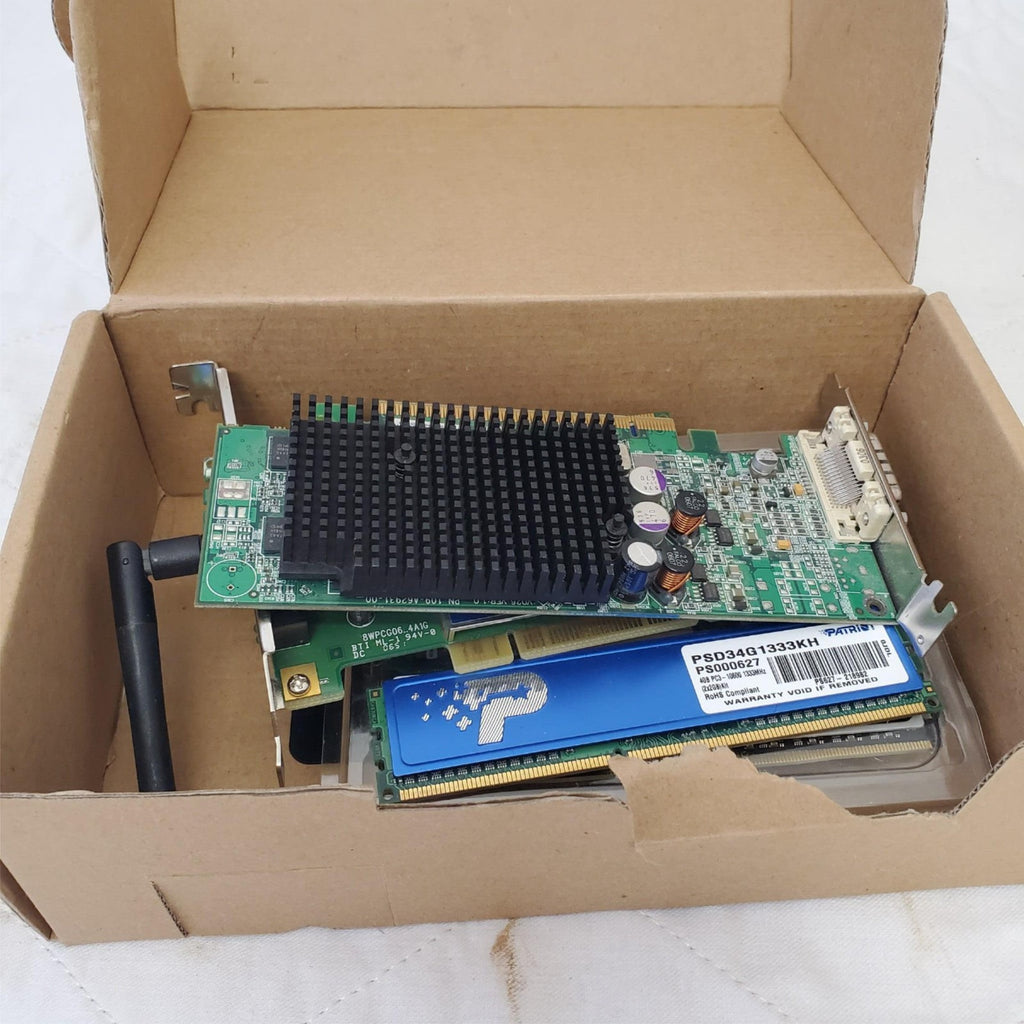 Lot of Various Computer Ram, PCI Adapter & Graphic Card
