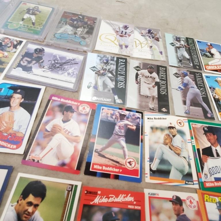 Lot Vintage Orioles Fleer Mike Boddicker Baseball Cards
