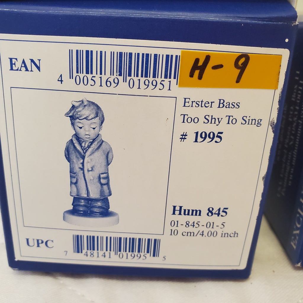 Set of 3 Hummel Figurines To Shy To Sing First Mate & Clear As A Bell H-9