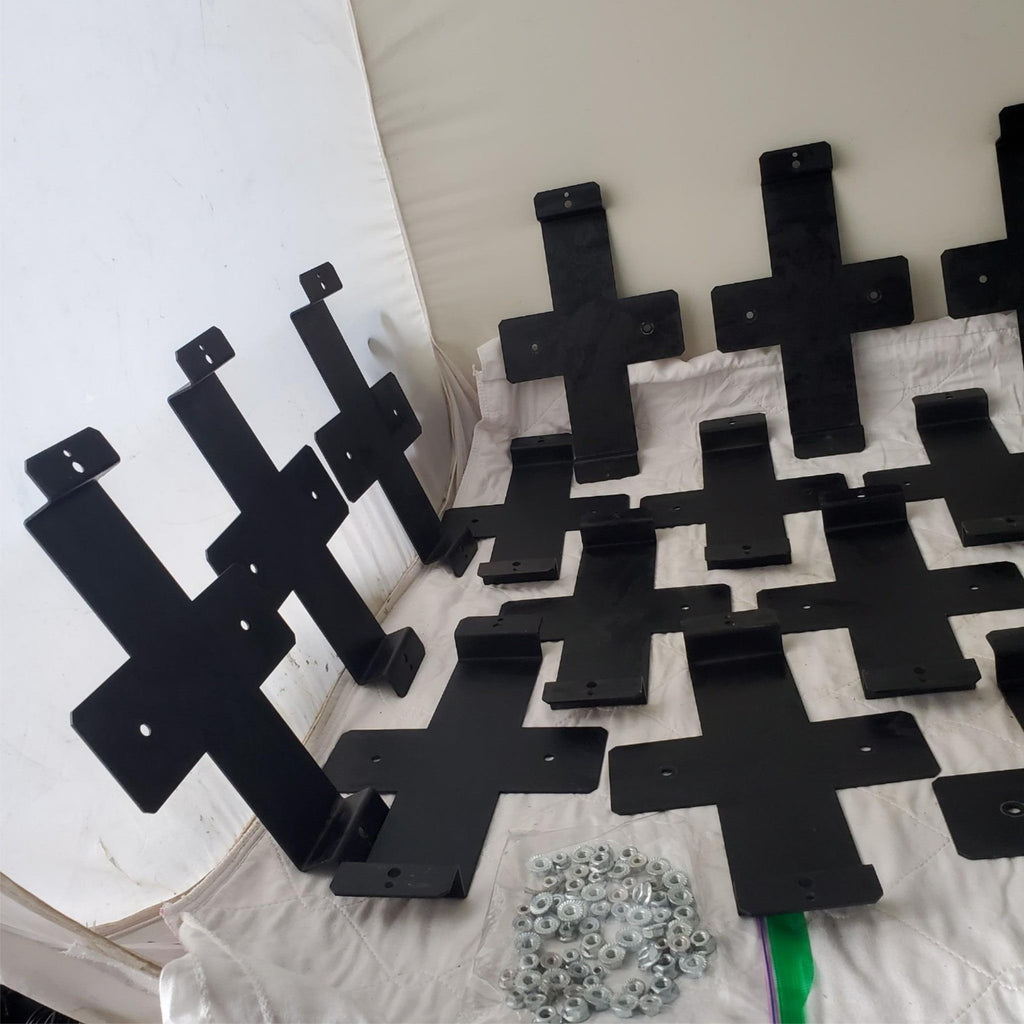 Lot of Cross Shaped Multi Purpose Use Support Bracket LOT 655