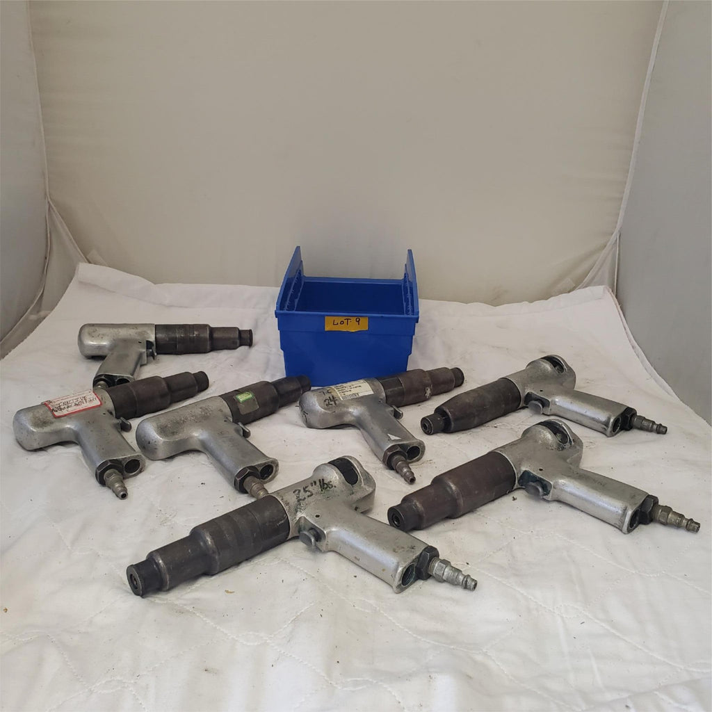 Lot of Cleco Pistol Grip Pneumatic Air Screwdriver Aircraft Lot-9