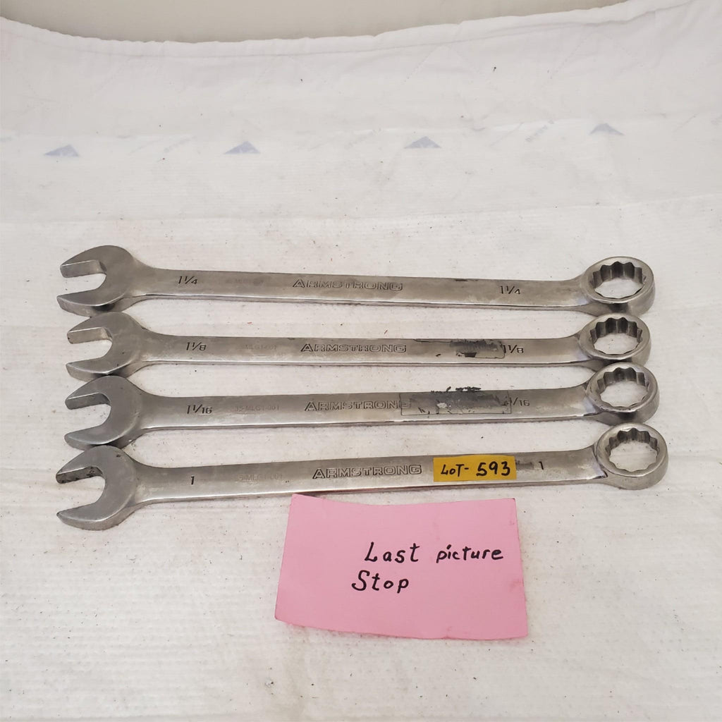Lot of Assorted Armstrong Combination Box Wrenches LOT 593