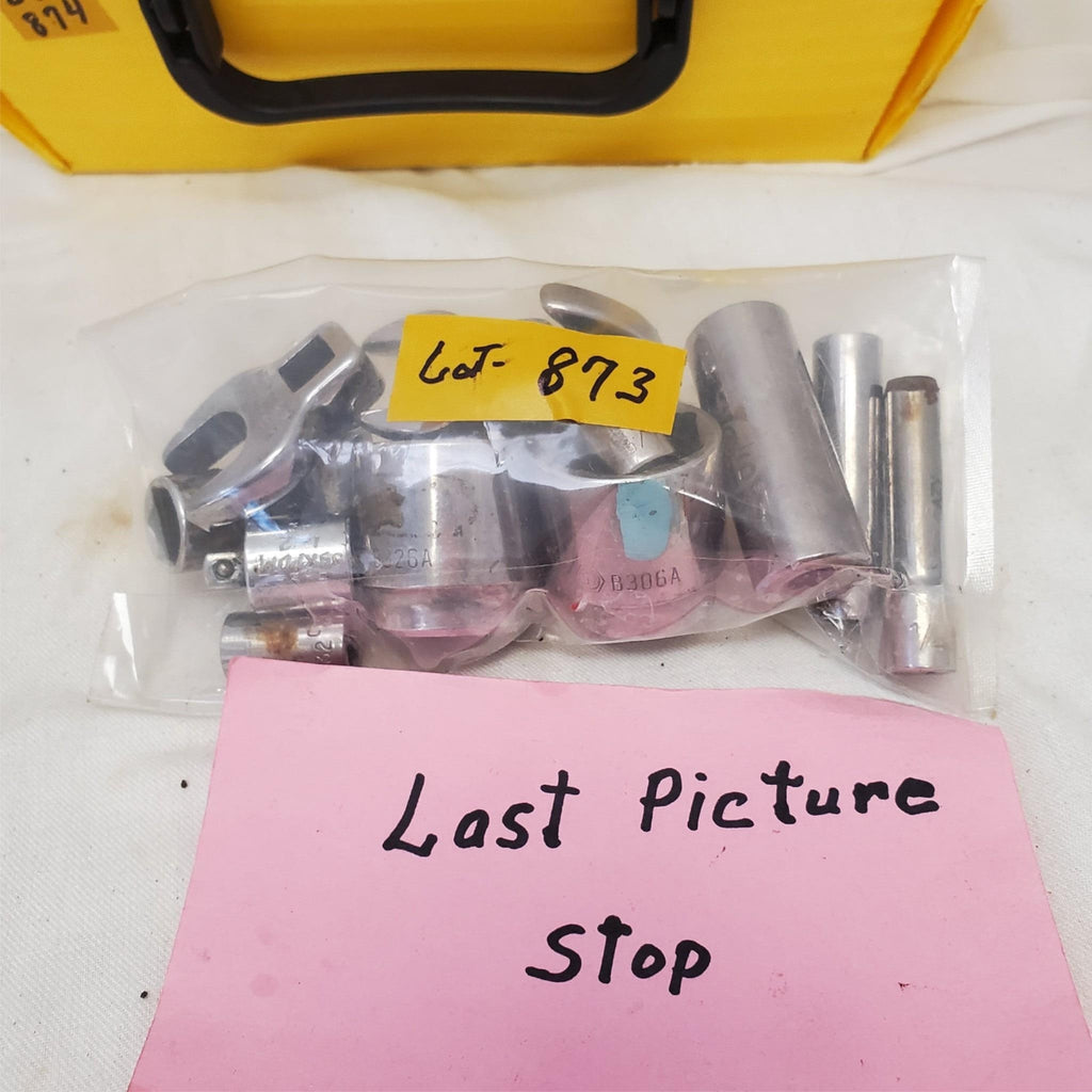 Lot of 16 Assorted Miscellaneous Sockets & Open-End Crowfoot Wrench LOT-873