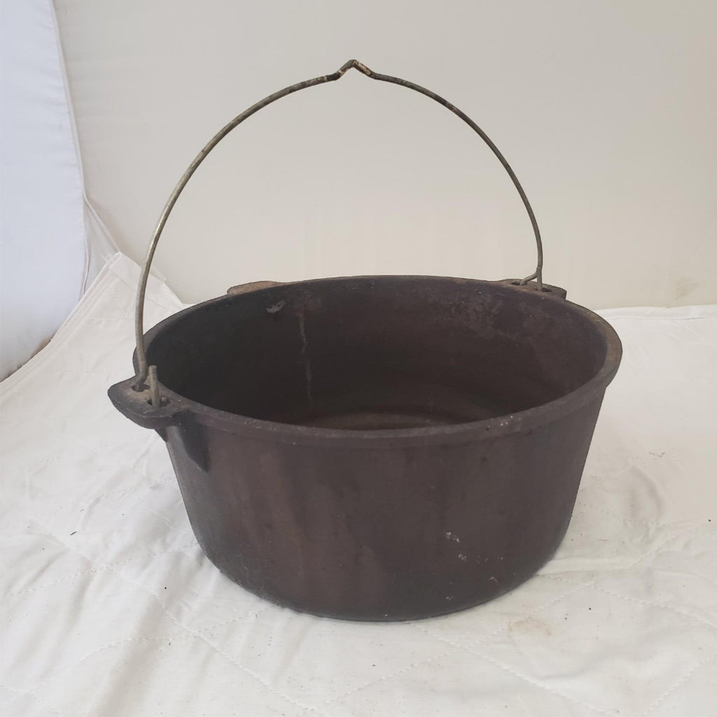 Wagner Ware 5 Qt Cast Iron Dutch Oven Original Handle/Bail