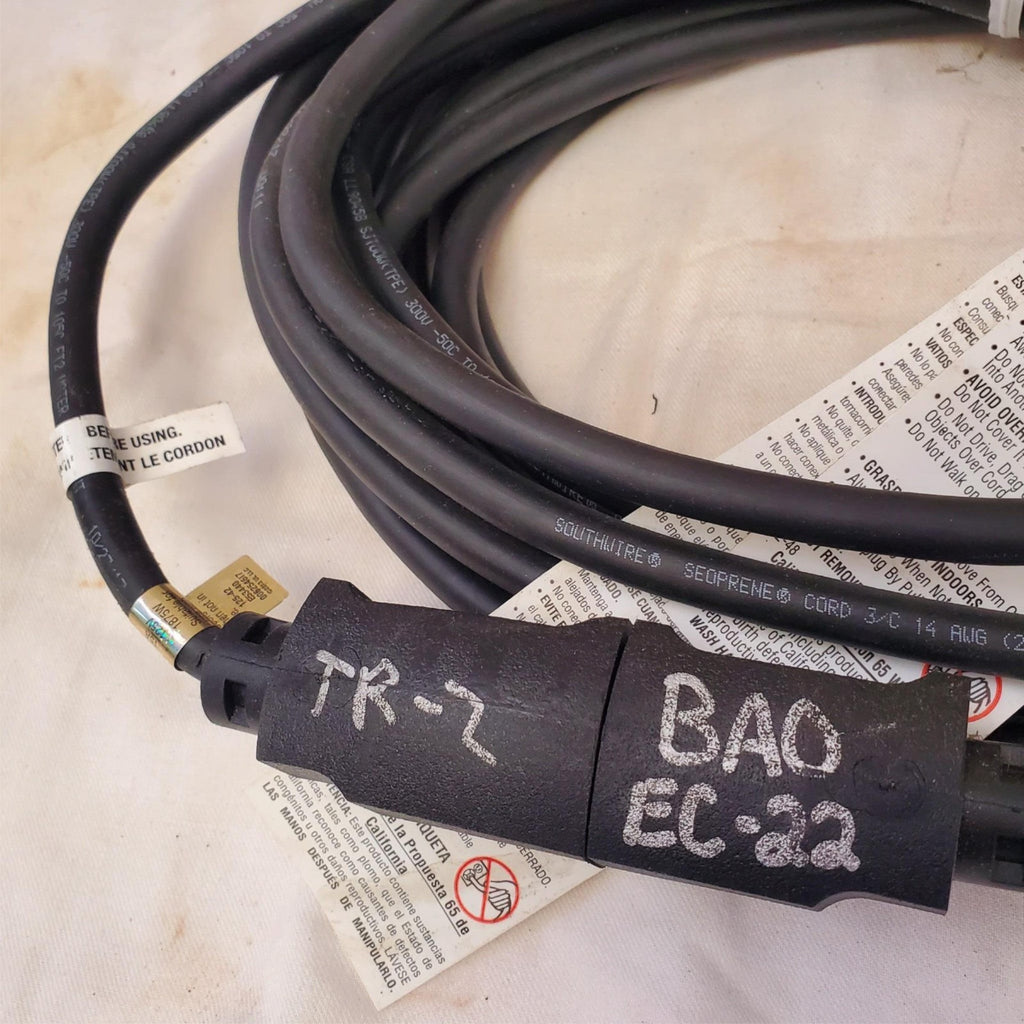 Southwire Seoprene 3C 14AWG 300V SJTOOW Water Resistant Cord LOT-229