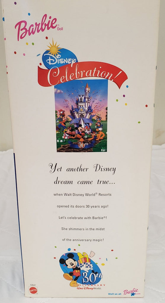 Disney 30th Anniversary Barbie WDW Exclusive Red Cape Silver Skirt Rare