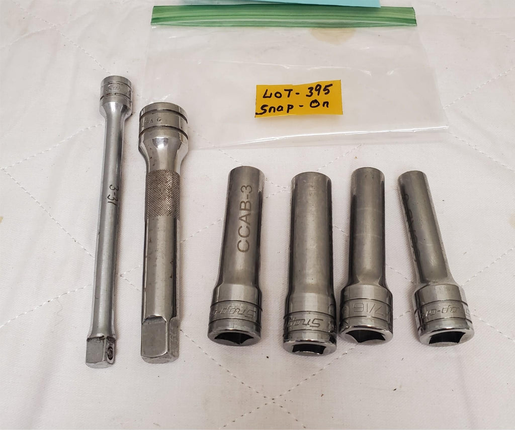 Lot of 6 Snap-On Mixed Tools Extension Adapter, Sockets Swivel Set LOT-395