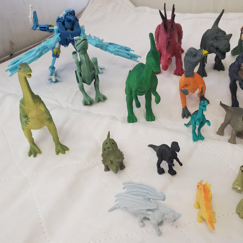 Lot of Assorted Small & Mini Dinosaurs Toys Various Species