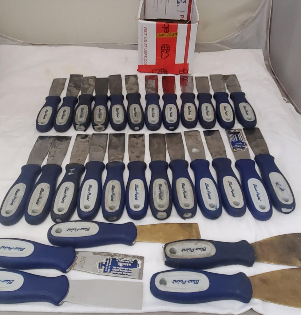 Lot of 29 Blue Point Putty Knife Knives Gasket Scraper Paint Remover LOT-1039