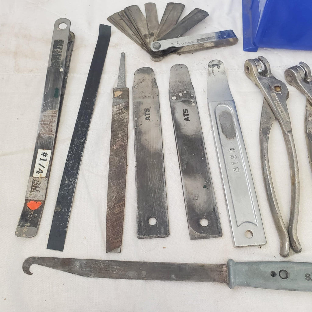Lot of Wedgelock Pliers Measurment Tools Aviation Tool Sheet