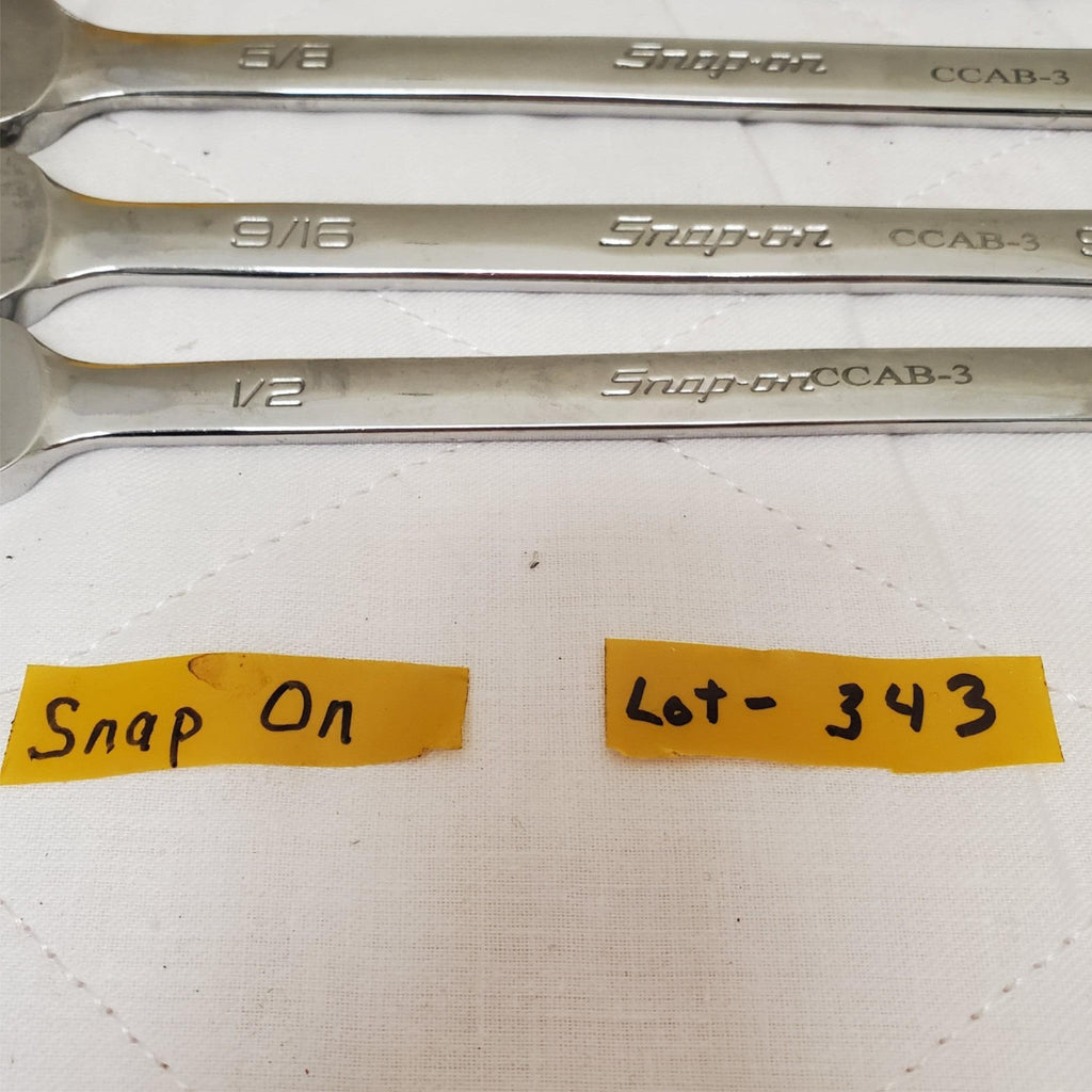 Set of 5 Snap-on Combination Wrench LOT-343