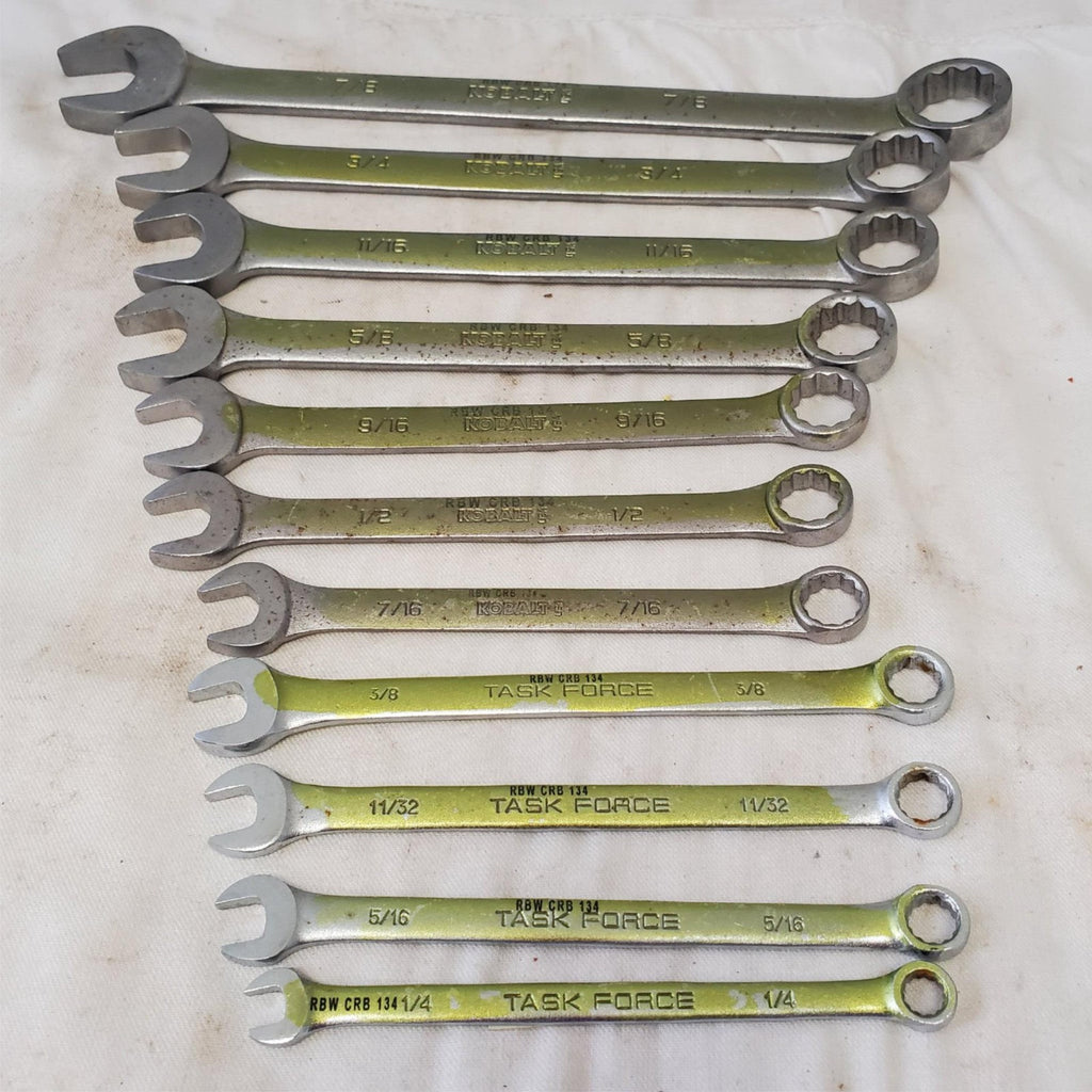 Lot of Assorted Combination Wrench Set Hand Tool LOT 471