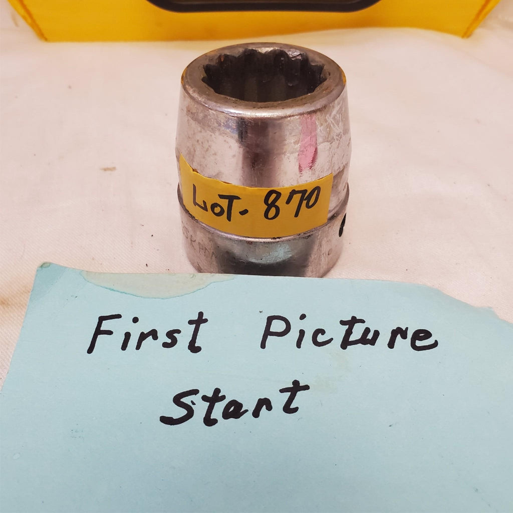 Alloy Steel Drive 12 Point Deep SAE Socket LOT-870