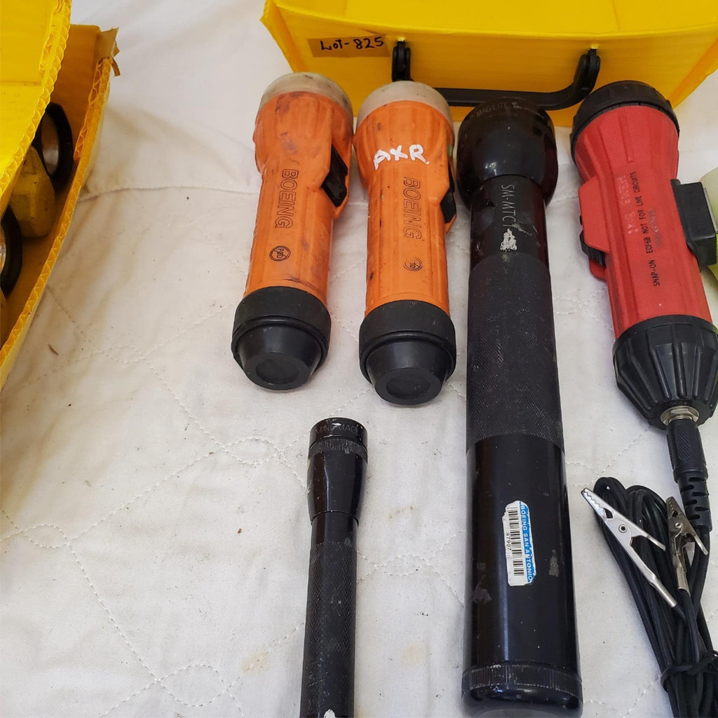 Lot of 6 Assorted Flashlights Maglite Streamlight LOT-825
