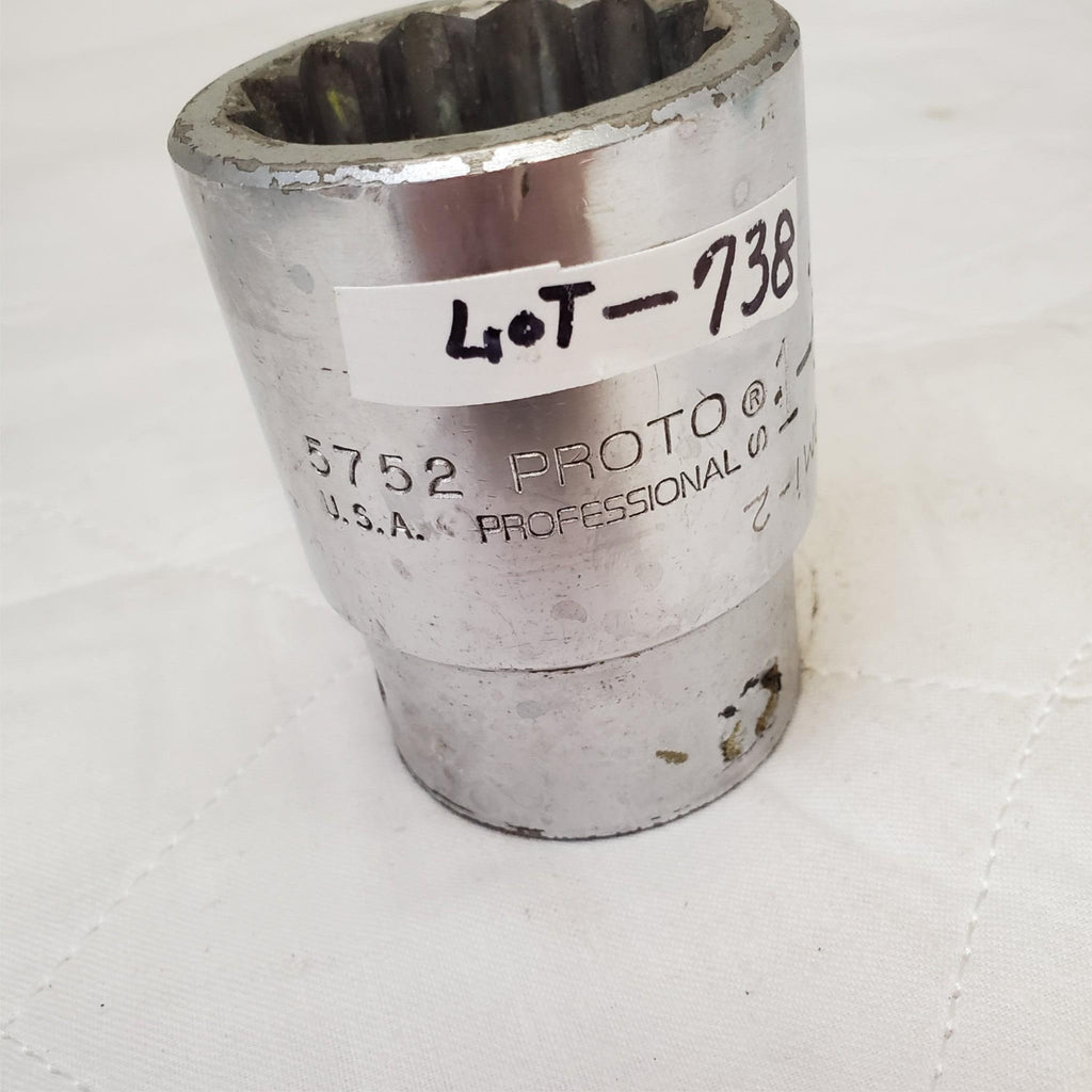 PROTO 5752 USA  1-5/8” Heavy-Duty Socket Tool - LOT 738