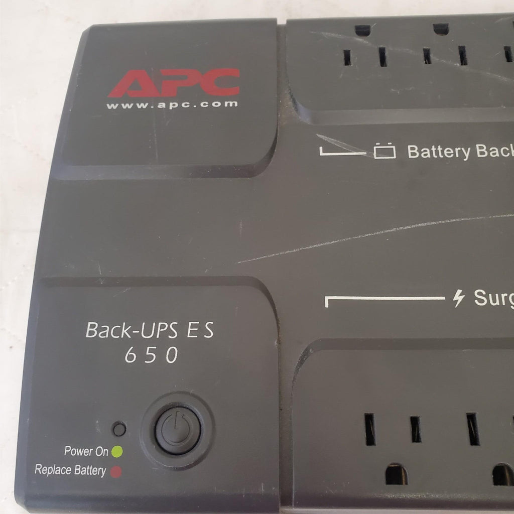 APC Back Up UPS ES 650 120V BE650R Surge Protected #5 (NO BATTERY INCLUDED)
