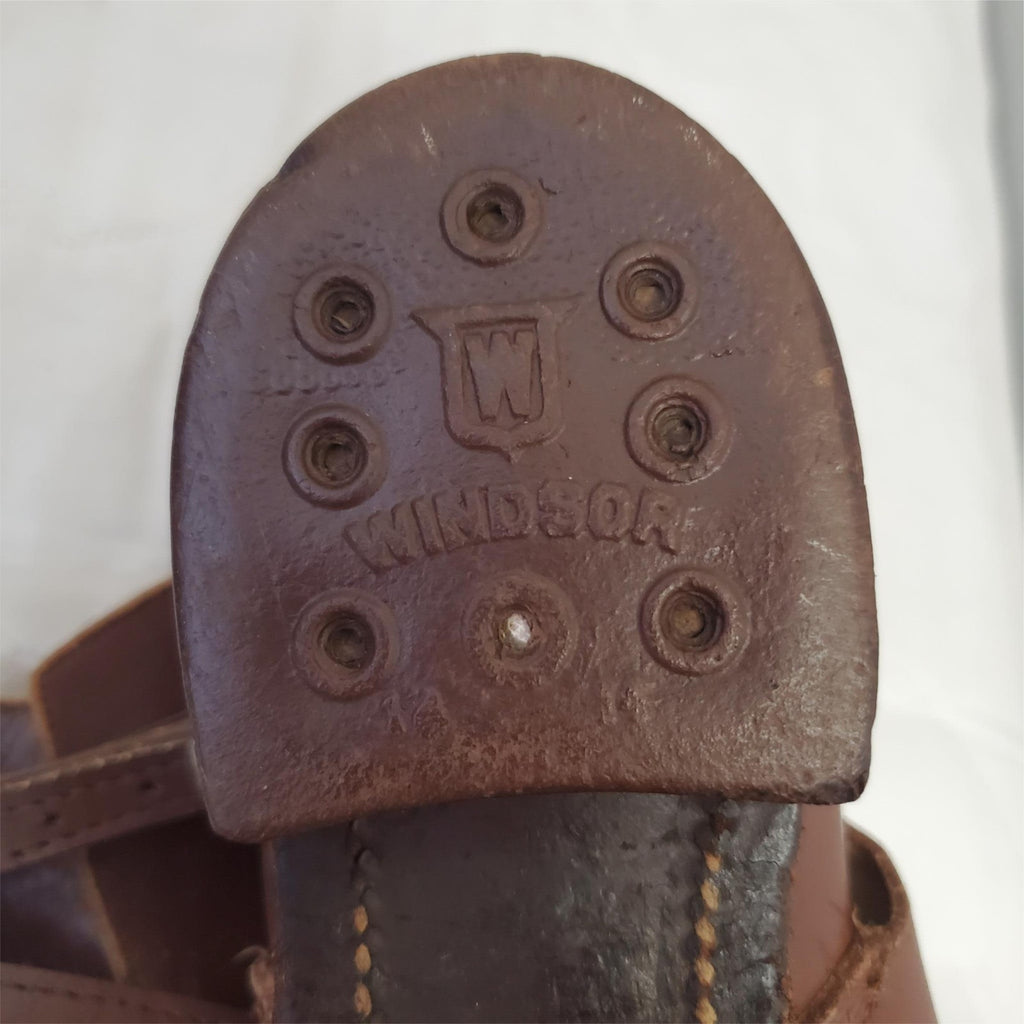 Vintage Woman's Windsor Dark Brown Real Leather Boots 6.5
