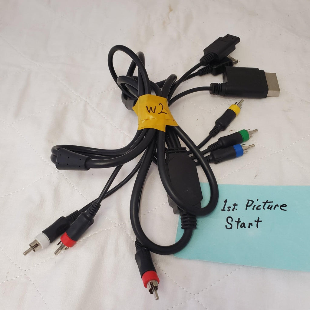 Multi Console/Platform Nintendo Wii PlayStation Xbox Component HD Video Cable W2
