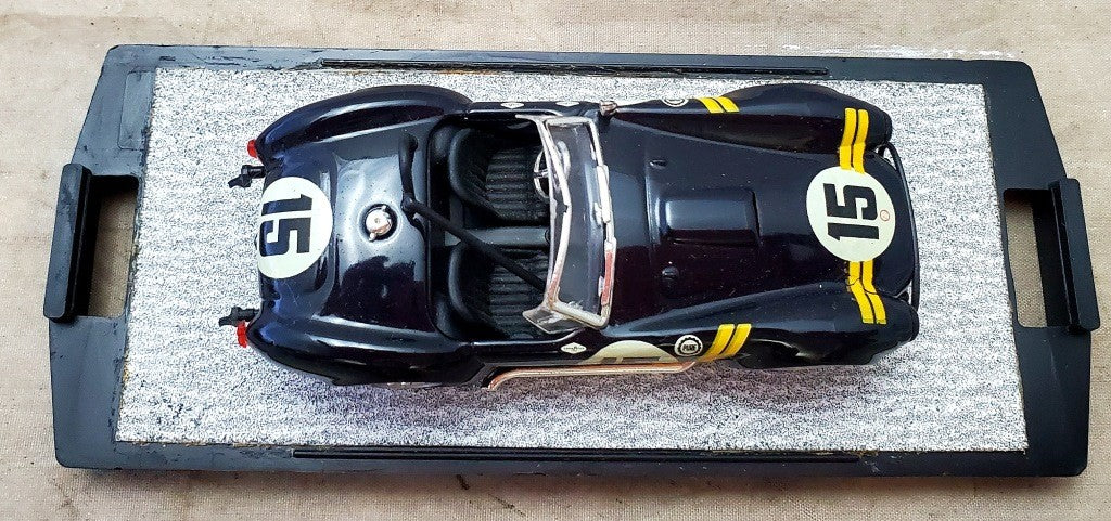 Vintage Used 15 Black Diescast Race Car Excellent Condition