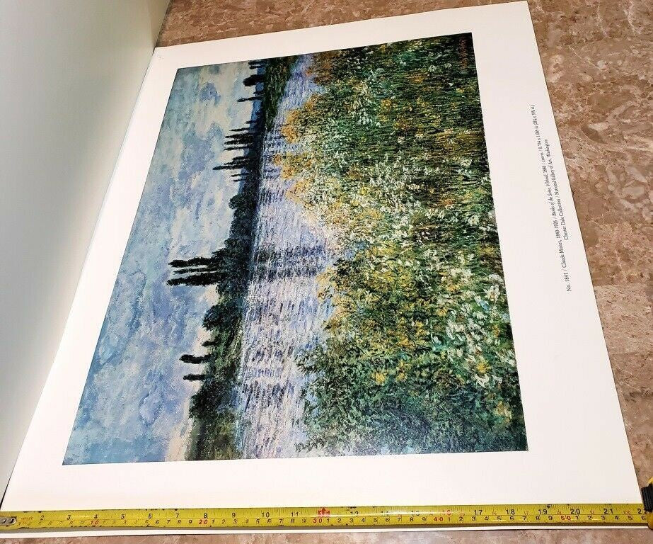 Claude Monet "Banks of the Seine, Vetheuil" 1880 Giclee Fine Art Print