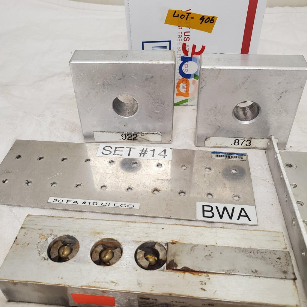 Lot of Measurement and Tooling Brackets Tools