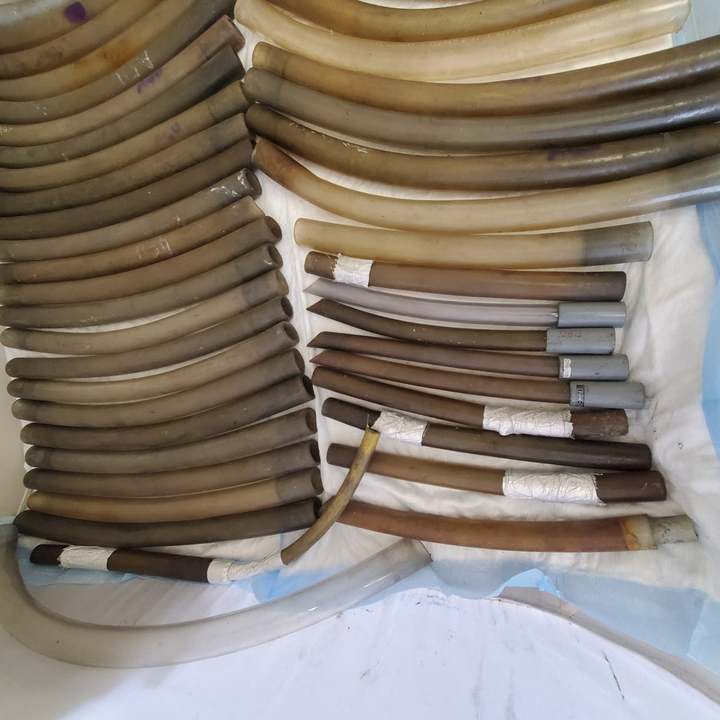 Large Lot of Plastic Vacuum Tubes
