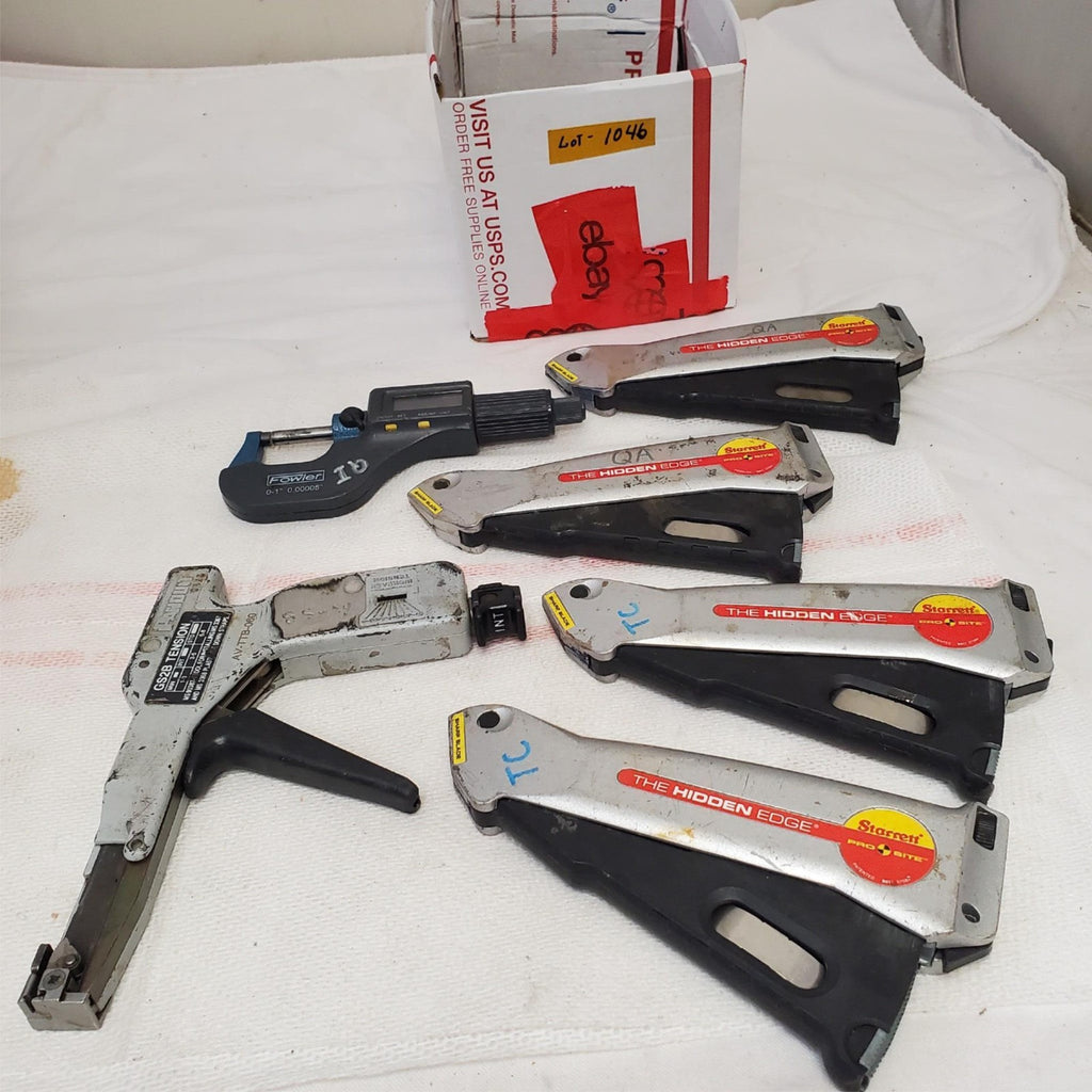 Lot of 6 Assorted Cable Tie Tensioners,Digital Micrometer, & more LOT-1046