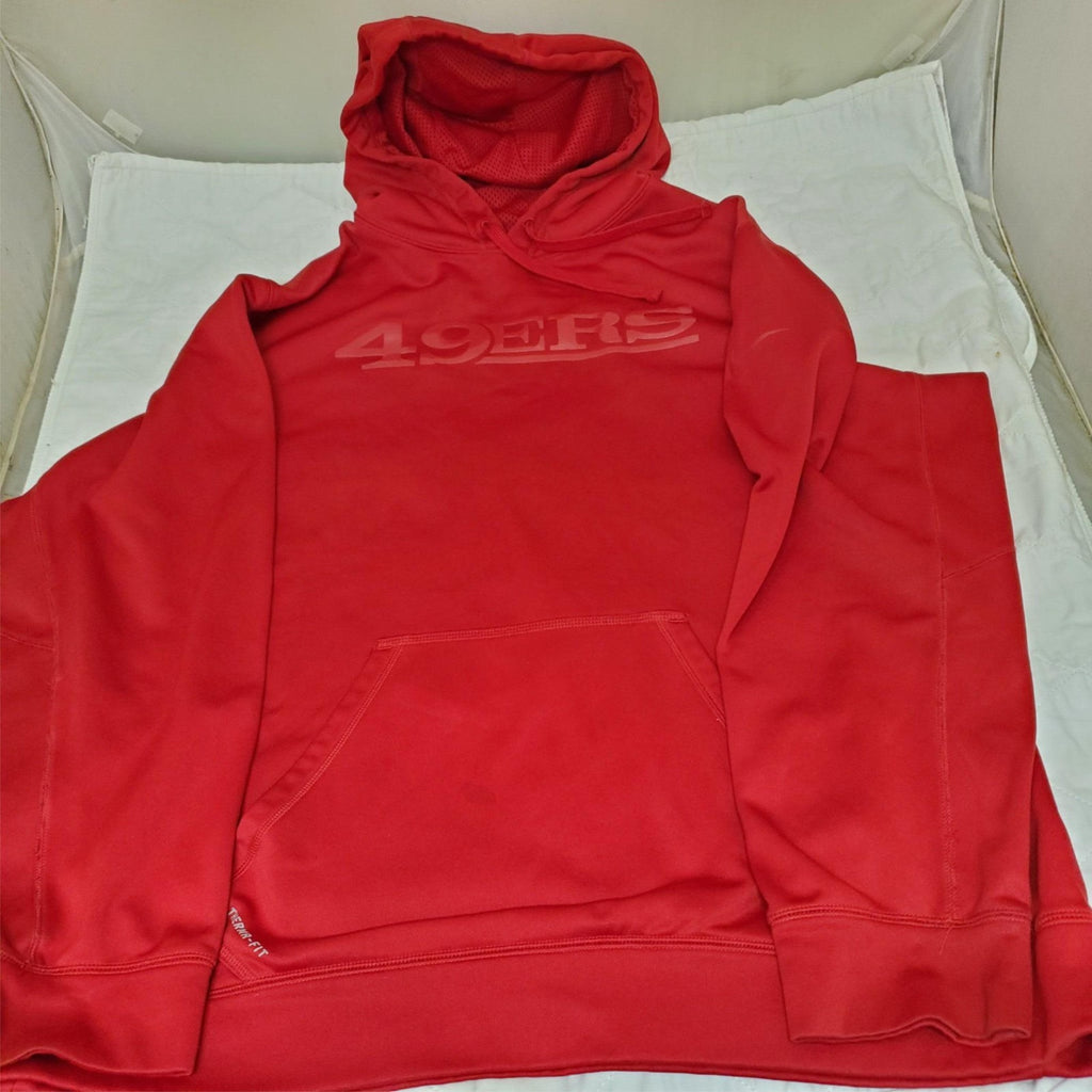 Nike Mens 49ers XXL Team Apparel Therma FIT Hoodie