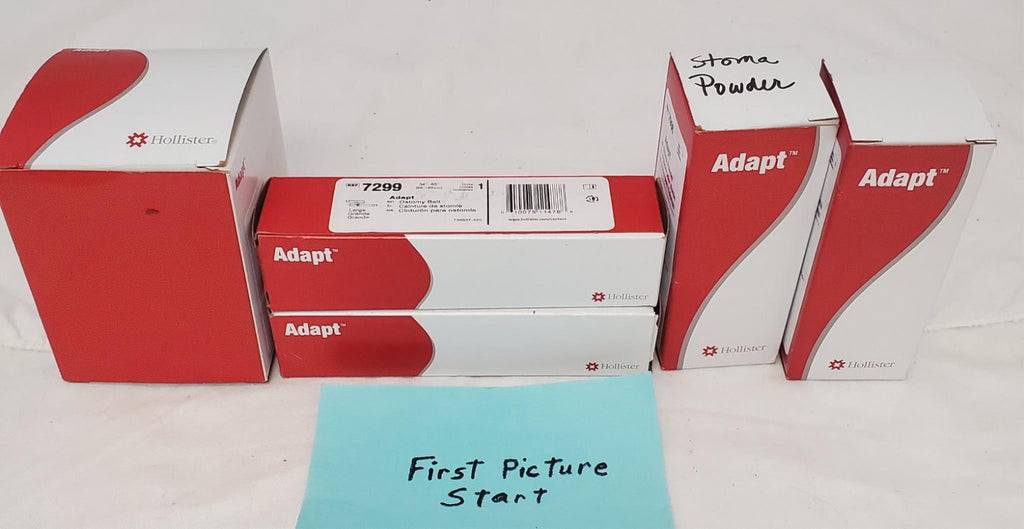 Lot of Adapt Hollister 7906 7299 8805 Cera Ring Ostomy Belt Stoma Power
