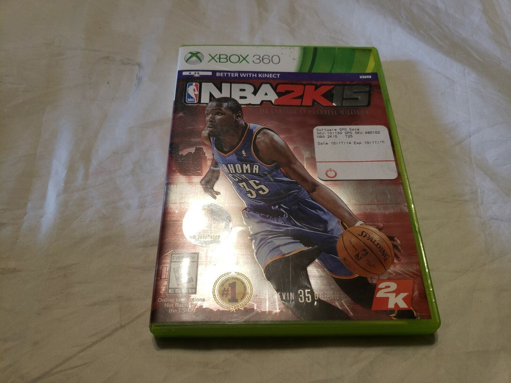 NBA 2K15 Microsoft Xbox 360 Better with KINECT EVERYONE Game Disc