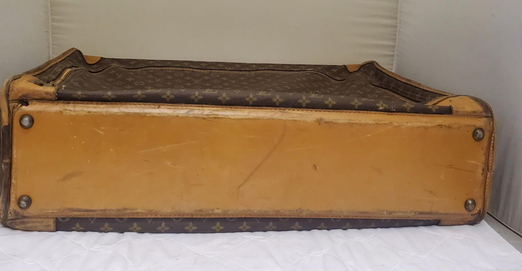 Rare Vintage Louis Vuitton Vachetta Leather Suitcase