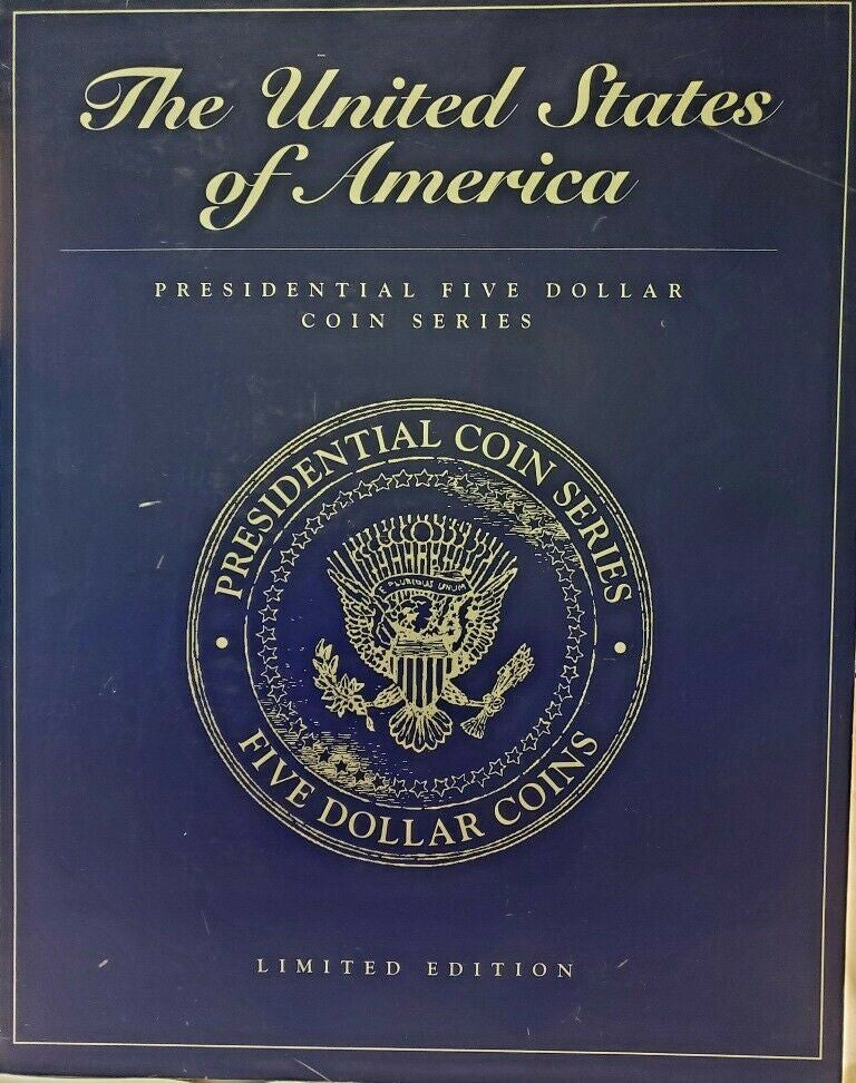 Lot of USA Presidential Coin Series 1999-2008 Limited Edition Holders Books