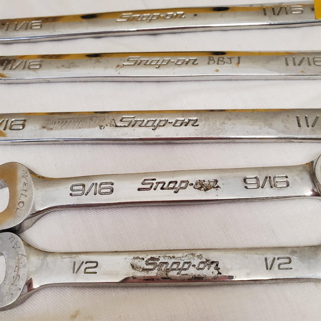 Lot of 5 Snap-On Combination Wrench Set LOT-856