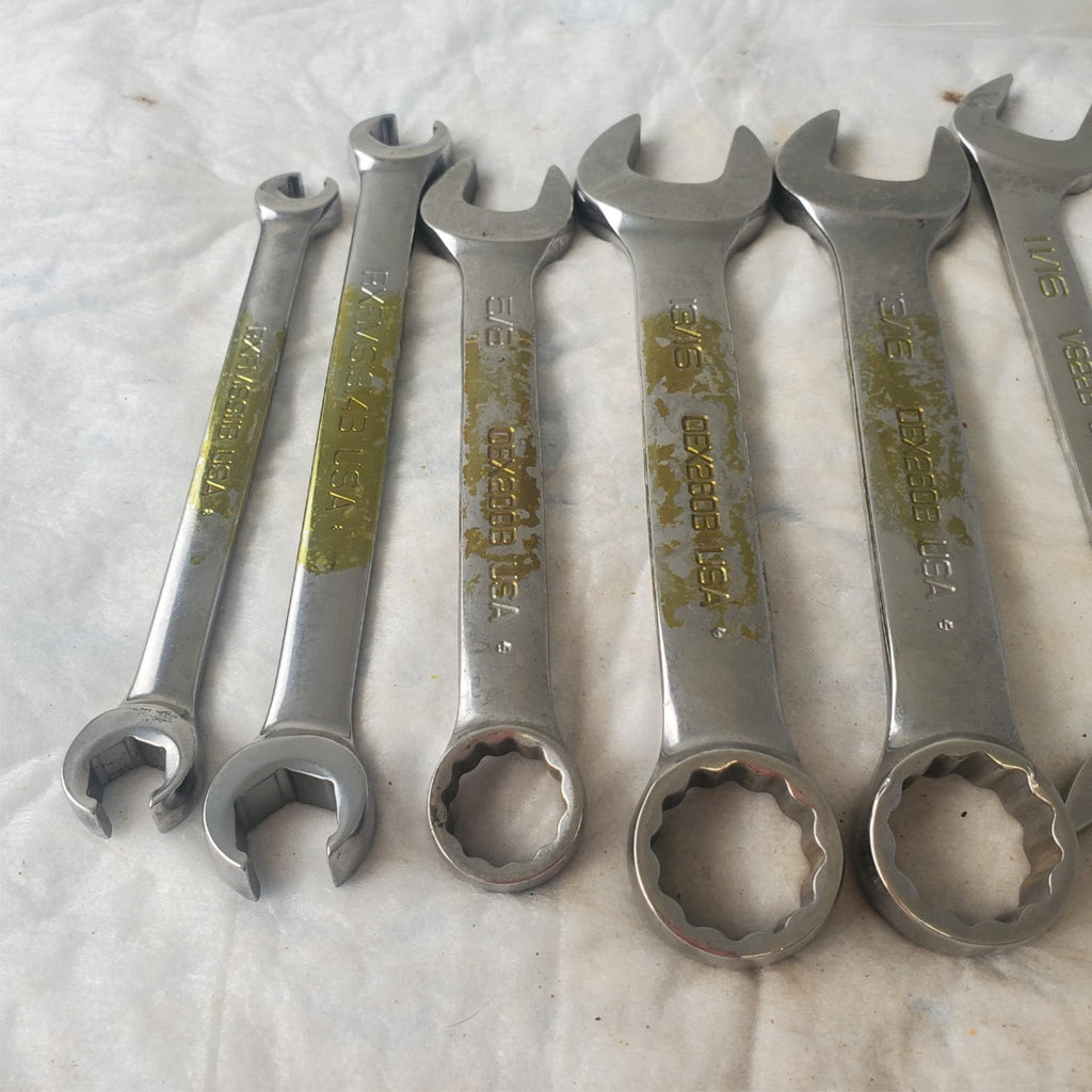 Lot of 10 Snap-On Double-Ended Wrench / Combination Wrench Tool LOT 346