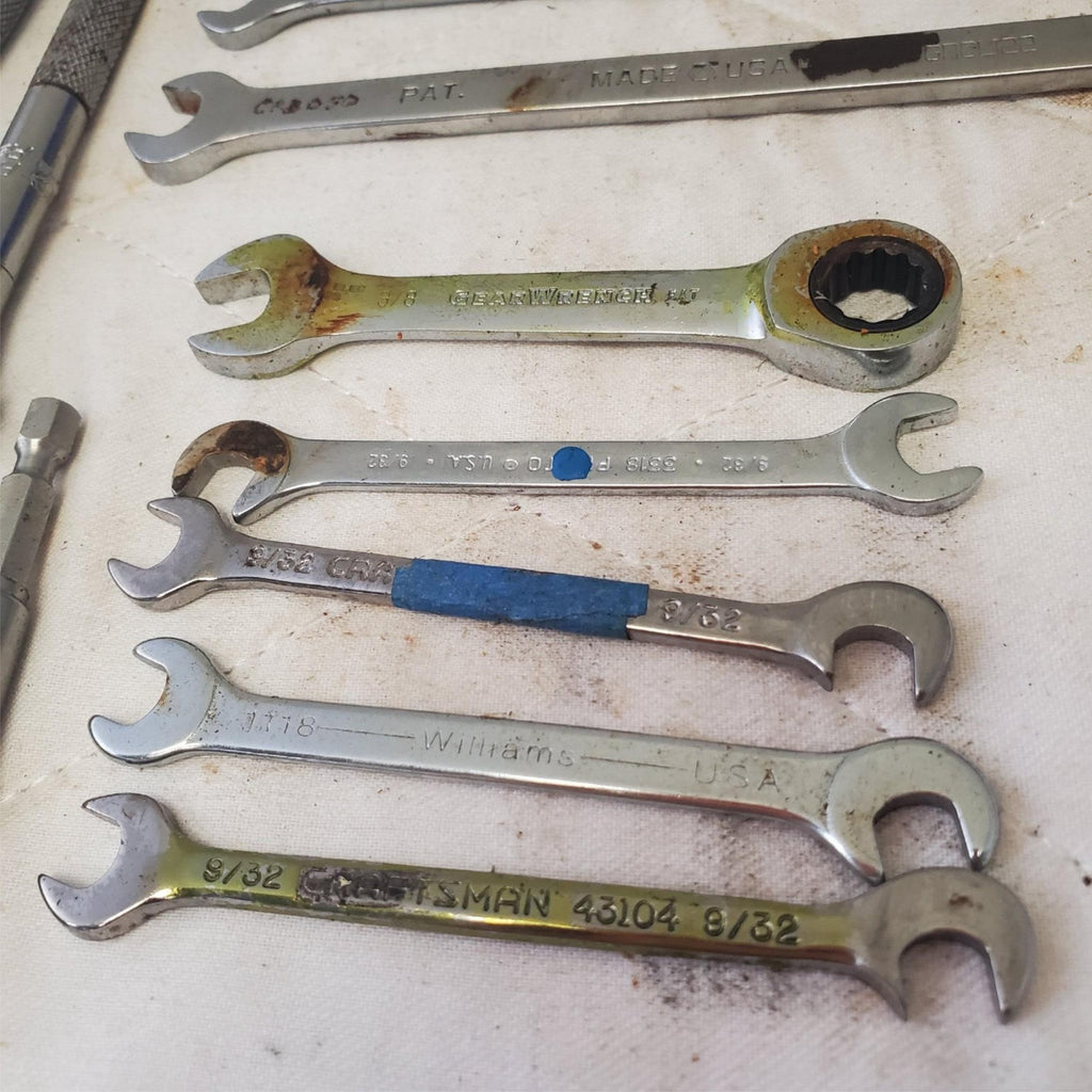 Lot of Assorted Wrenches, Drive Sockets & Other Hand Tools LOT 116
