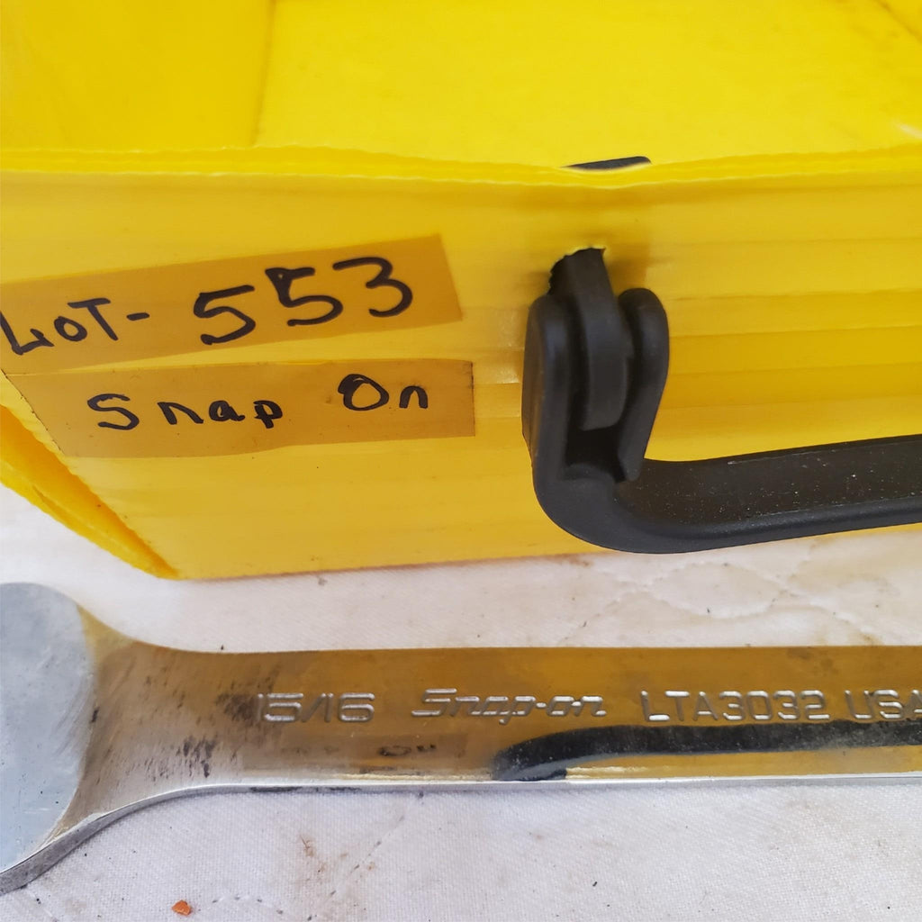 Lot of Snap-On Standard 4-Way Angle Open End Wrench LOT 553