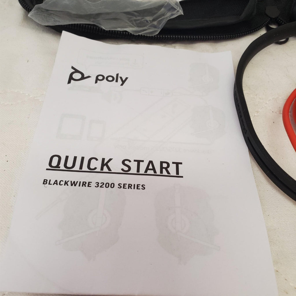 Plantronics C3200 Blackwire USB Headset with USB Adapter Case