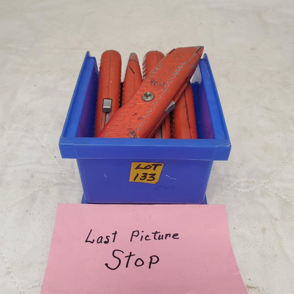 Lot of 5 Stanley Regular Duty Safety Carton Box Knife LOT-133