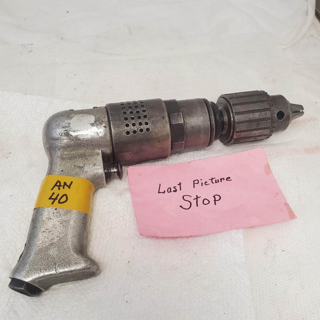 Rockwell 41D-107 B 500 RPM Pneumatic Drill 1/2" Chuck Aircraft Tool AN40