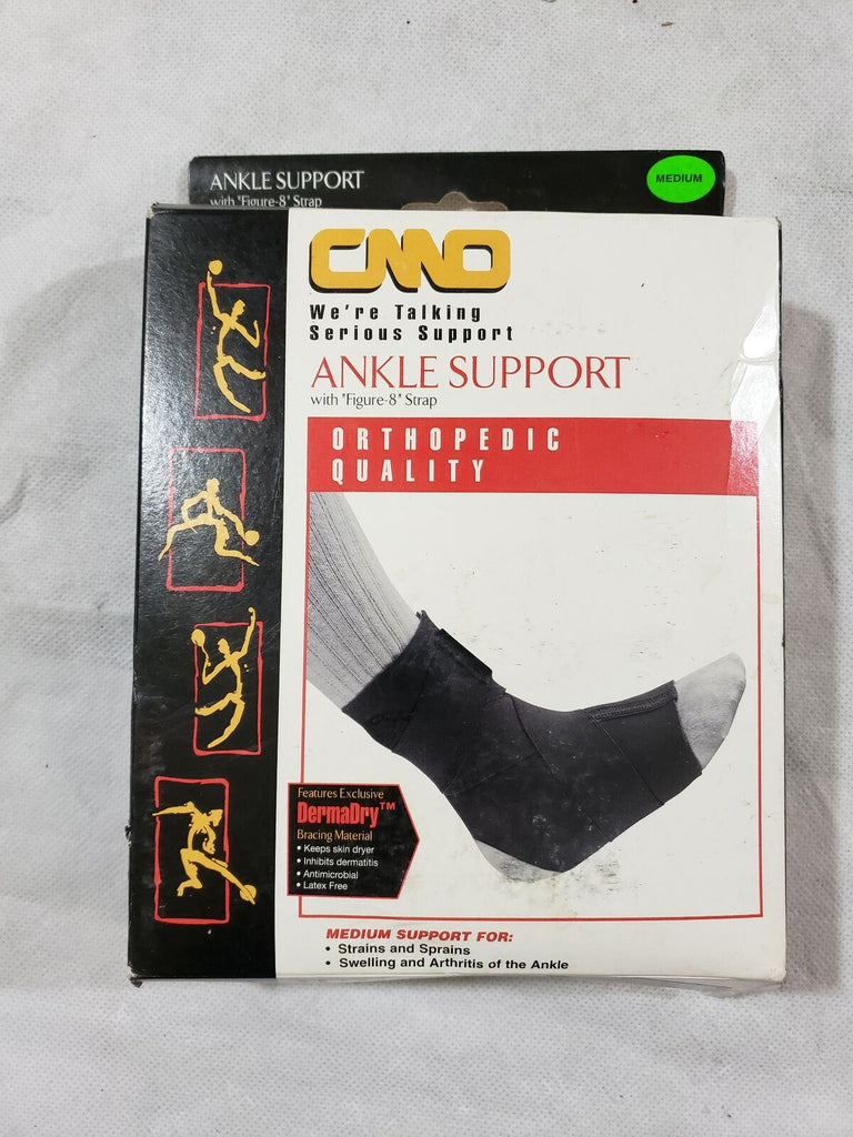 Lace-up Ankle Support With Figure 8 Strap Orthopedic quality Black Size Medium